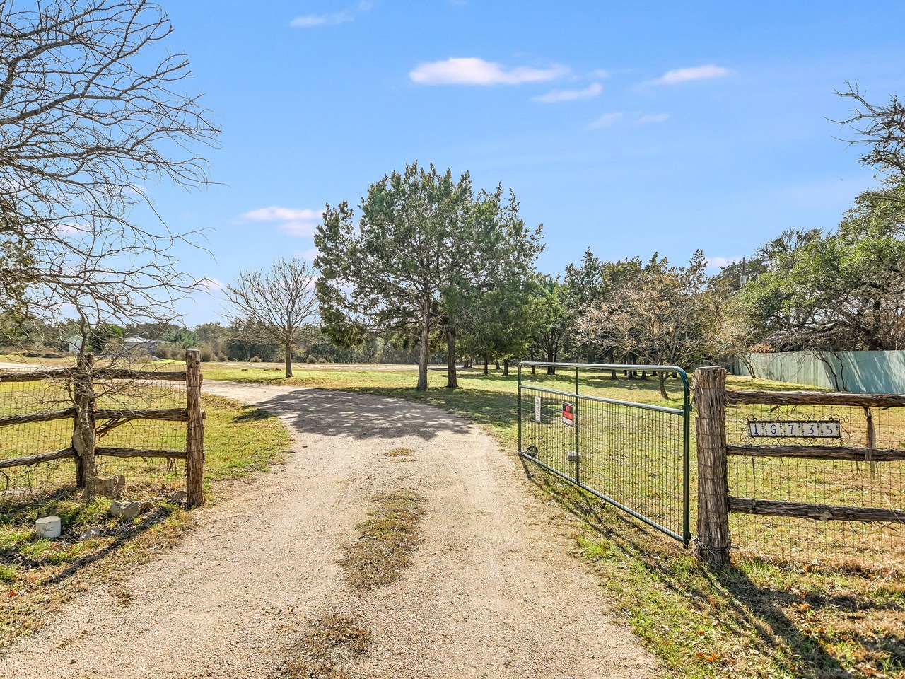 private gated entrance to your beautiful home